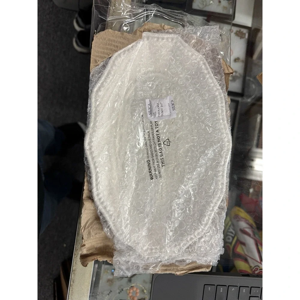 Godinger Porcelain Bread Tray & Serving Rack Silver Finish‎ Bless This Home